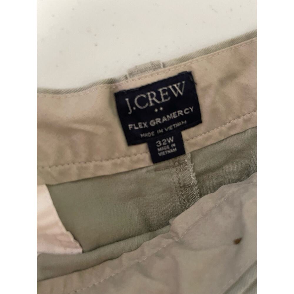 J. Crew Gramercy Shorts Mens Khaki 32/9 Mid Rise